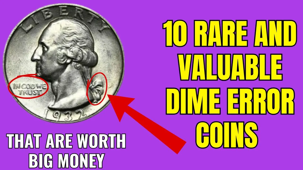 10 Rare and Valuable Dime Error Coins